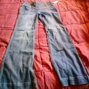 Pilcro High-Rise Seamed Bootcut Jeans